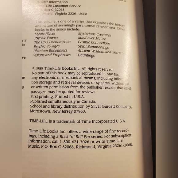 Mysteries of the Unknown: Powers of Healing Book 1989 , Vintage black hard coveo - Picture 5 of 13